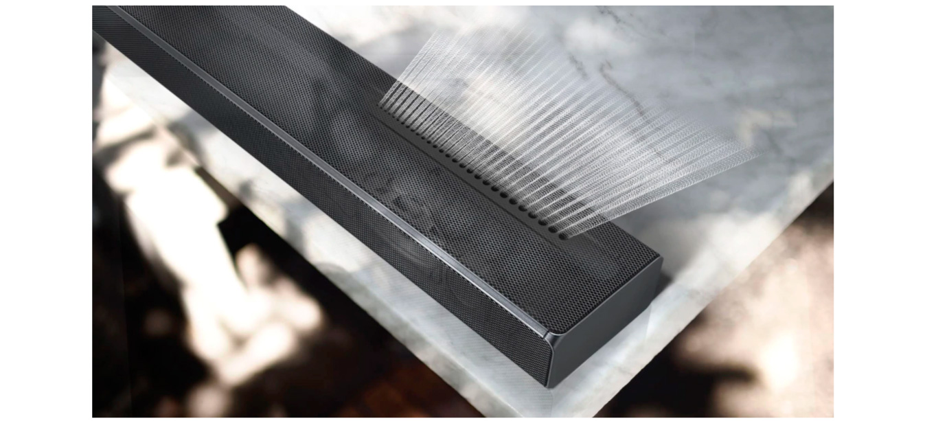 Soundbar Samsung HW-Q60T com 5.1 Canais, Bluetooth, Subwoofer Sem Fio e Acoustic Beam - 360W